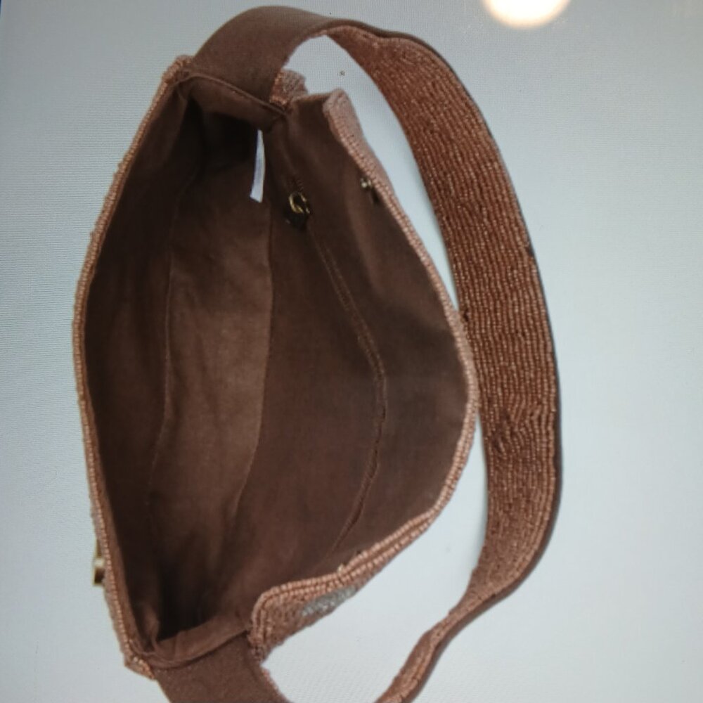 America & Beyond Women's Beaded Espresso Martini Shoulder Bag - Picture 7 of 7